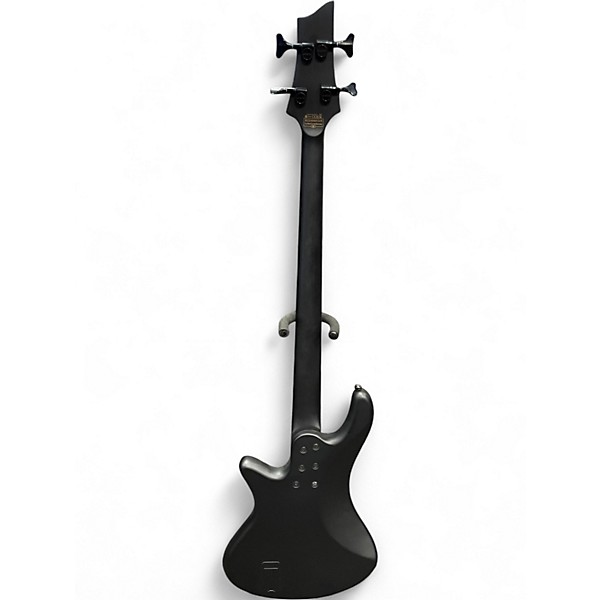 Used Schecter Guitar Research STILETTO STEALTH 4 BLACK Electric Bass Guitar