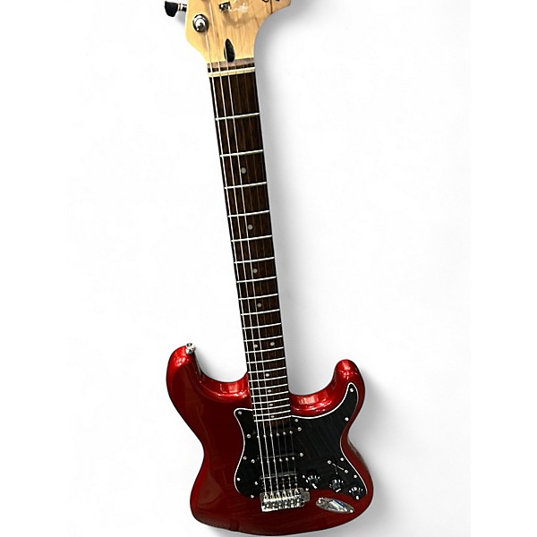 Used Squier Affinity Stratocaster Candy Apple Red Solid Body Electric Guitar