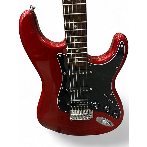 Used Squier Affinity Stratocaster Candy Apple Red Solid Body Electric Guitar