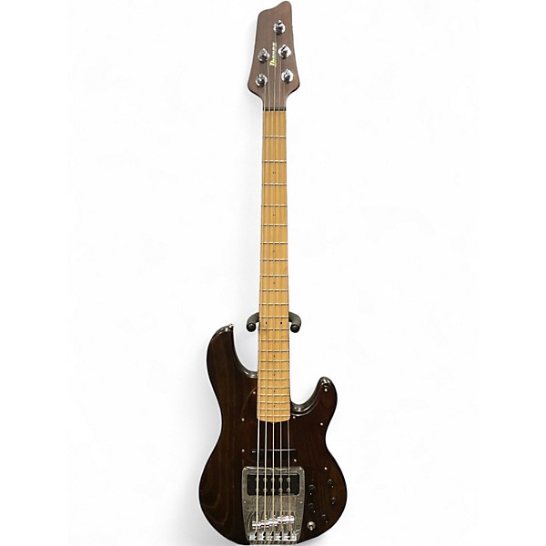 Used Ibanez ATK805E 5 String Natural Electric Bass Guitar