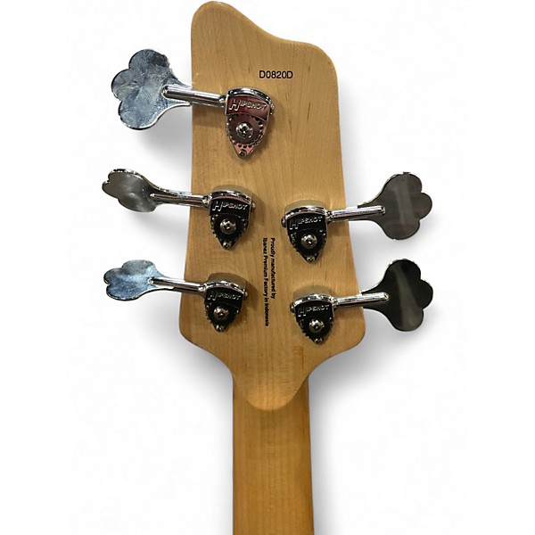 Used Ibanez ATK805E 5 String Natural Electric Bass Guitar