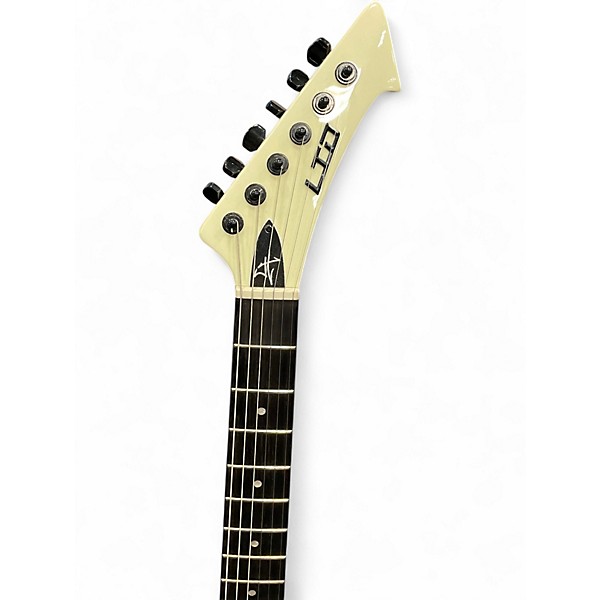 Used ESP LTD VULTURE JAMES HETFIELD WHITE Solid Body Electric Guitar