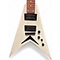 Used Dean Dave Mustaine Signature V Metallic Silver Solid Body Electric Guitar
