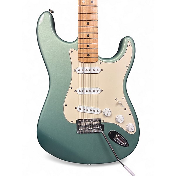 Used Fender Standard Stratocaster Emerald Green Solid Body Electric Guitar