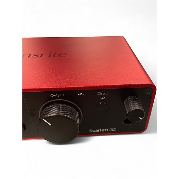 Used Focusrite SCARLETT 2I2 GEN 4 Audio Interface