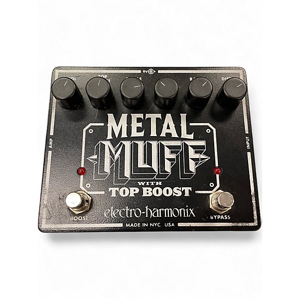 Used Electro-Harmonix XO Metal Muff with Top Boost Distortion Effect Pedal