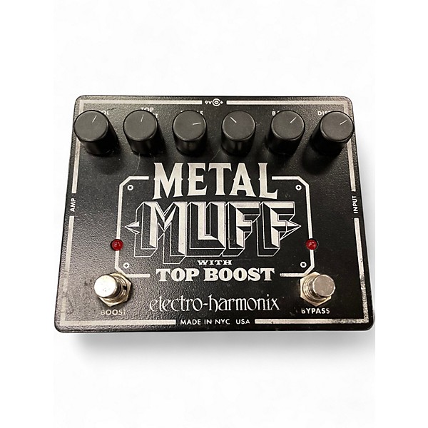 Used Electro-Harmonix XO Metal Muff with Top Boost Distortion Effect Pedal
