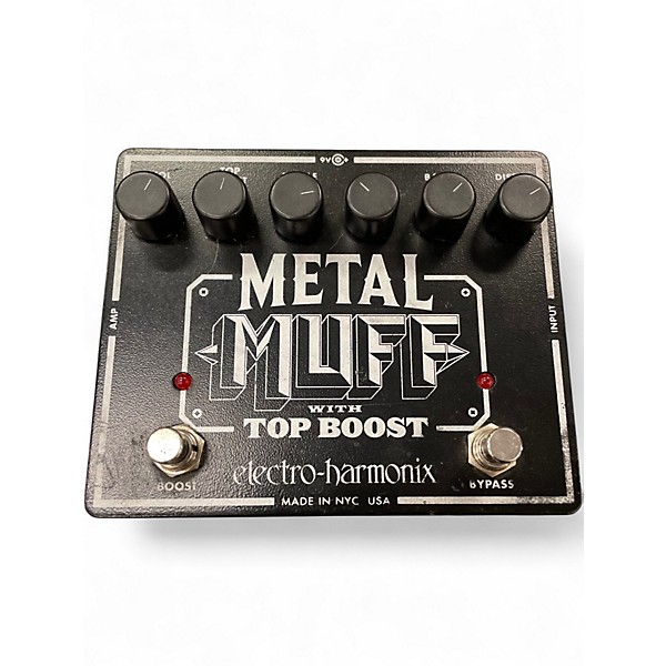 Used Electro-Harmonix XO Metal Muff with Top Boost Distortion Effect Pedal