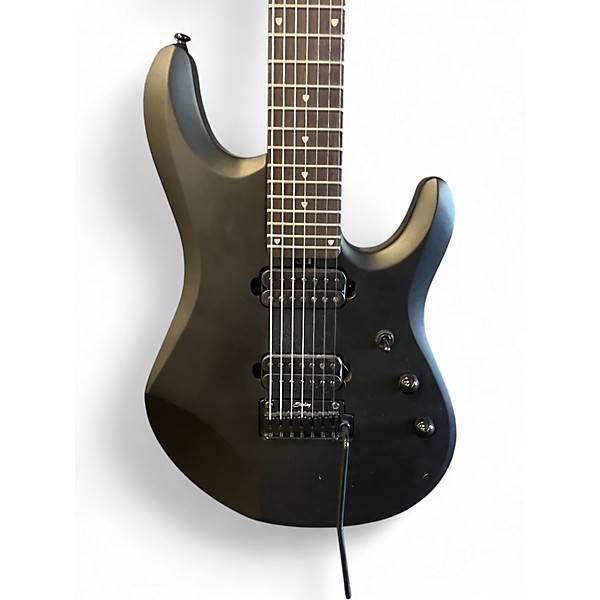 Used Sterling by Music Man John Petrucci JP157 7 String Flat Black Solid Body Electric Guitar