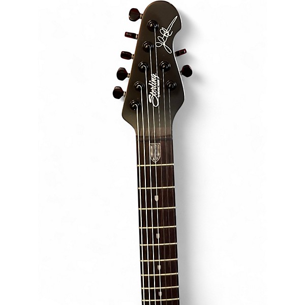 Used Sterling by Music Man John Petrucci JP157 7 String Flat Black Solid Body Electric Guitar
