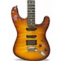 Used Fender American Deluxe Stratocaster FMT HSS Tobacco Sunburst Solid Body Electric Guitar
