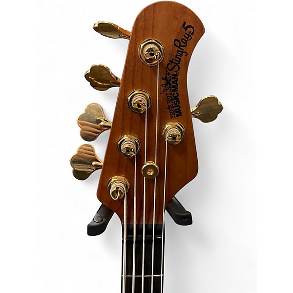 Used Ernie Ball Music Man StingRay 5 Special HH Cherry Punch Electric Bass Guitar