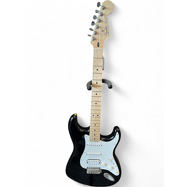 Used Fender Standard Stratocaster Black Solid Body Electric Guitar