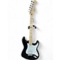 Used Fender Standard Stratocaster Black Solid Body Electric Guitar thumbnail