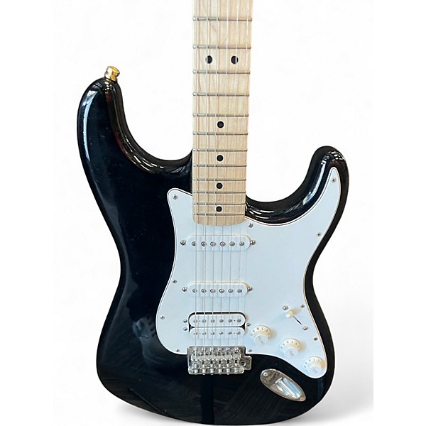 Used Fender Standard Stratocaster Black Solid Body Electric Guitar
