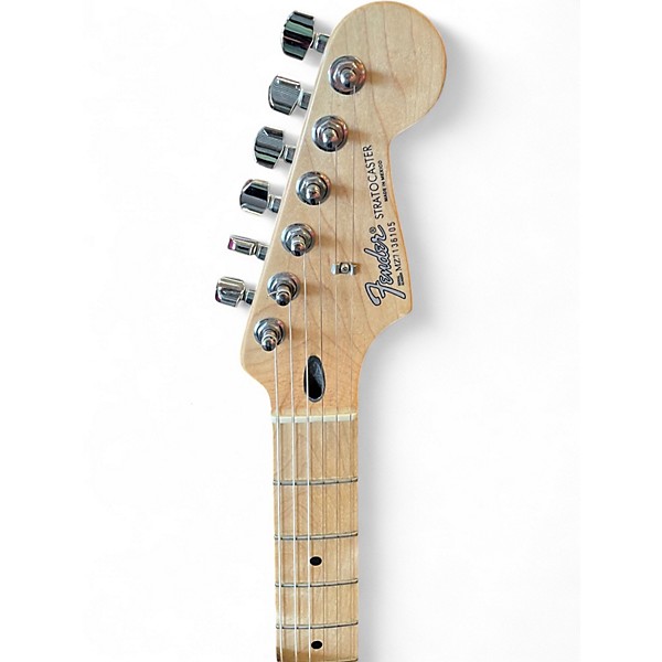 Used Fender Standard Stratocaster Black Solid Body Electric Guitar