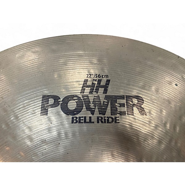 Used SABIAN 22in HHX Power Bell Ride Cymbal