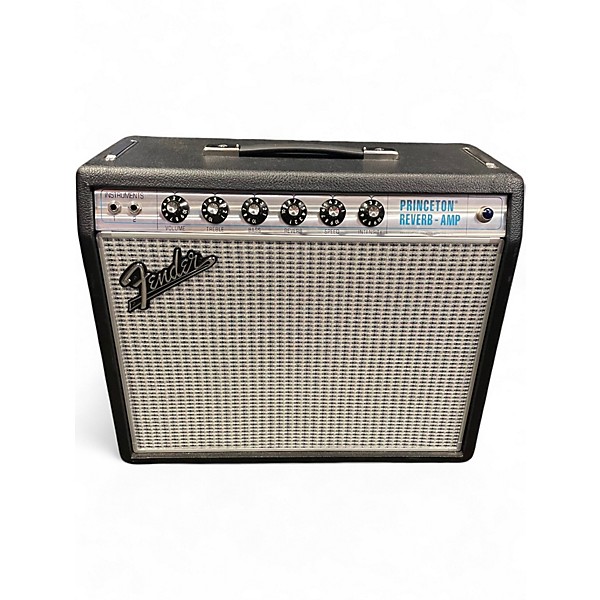 Used Fender 1965 Princeton Reverb 15W 1x10 Tube Guitar Combo Amp