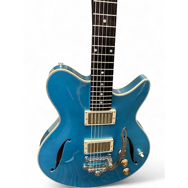 Used Eastman ROMEO-LA Blue Sapphire Solid Body Electric Guitar