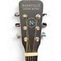 Used Nashille Guitar Works Om10 OM10 Natural Acoustic Guitar