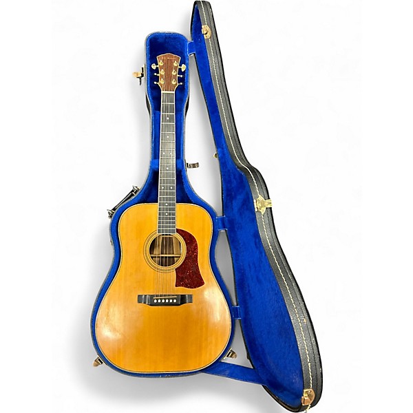Vintage 1976 Mossman Great Plains Brazilian Natural Acoustic Electric Guitar