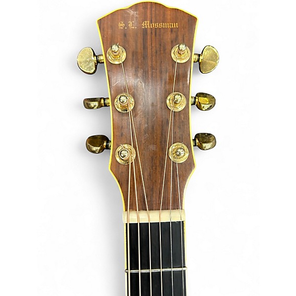 Vintage 1976 Mossman Great Plains Brazilian Natural Acoustic Electric Guitar