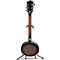 Used Rocky Top 6 String Banjo closed Back Black Banjo