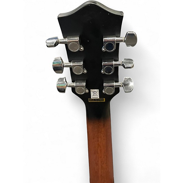 Used Rocky Top 6 String Banjo closed Back Black Banjo