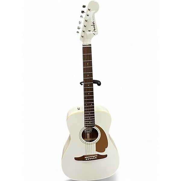 Used Fender MALIBU PLAYER ARG White Acoustic Electric Guitar