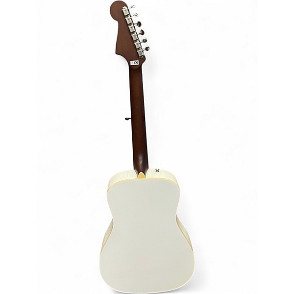 Used Fender MALIBU PLAYER ARG White Acoustic Electric Guitar