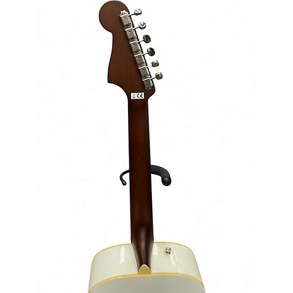 Used Fender MALIBU PLAYER ARG White Acoustic Electric Guitar