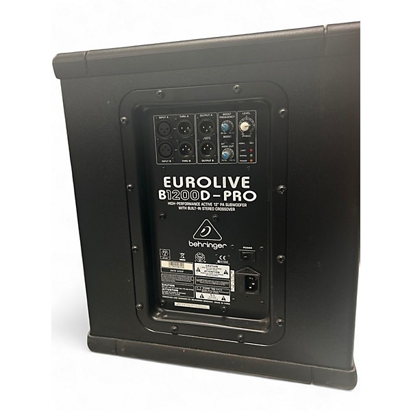 Used Behringer Eurolive B1200D Pro Powered Subwoofer