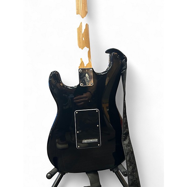 Used Fender Standard Stratocaster Black Solid Body Electric Guitar