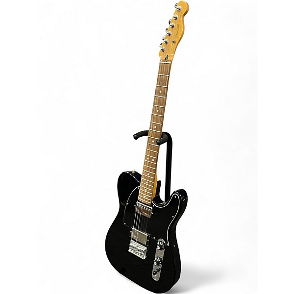Used Fender MIM Telecaster Standard HH Black Solid Body Electric Guitar