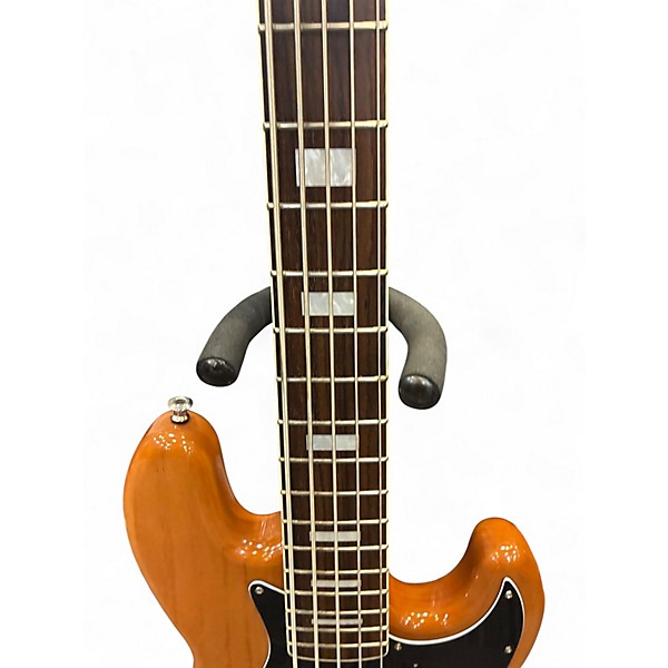 Used Harley Benton JB-75 DELUXE SERIES NATURAL Electric Bass Guitar