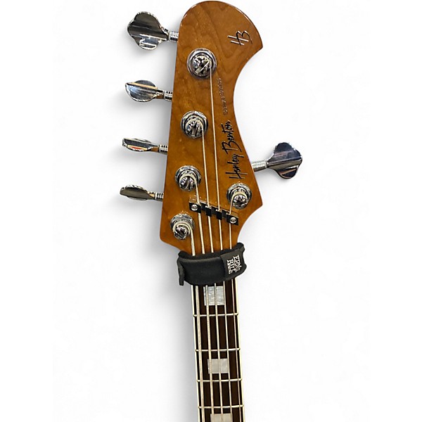 Used Harley Benton JB-75 DELUXE SERIES NATURAL Electric Bass Guitar
