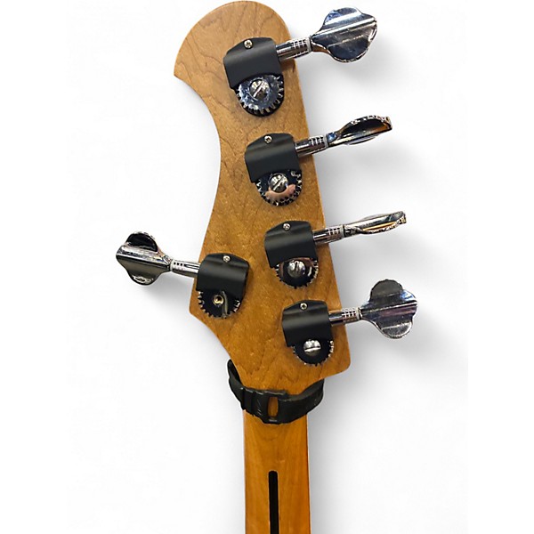 Used Harley Benton JB-75 DELUXE SERIES NATURAL Electric Bass Guitar