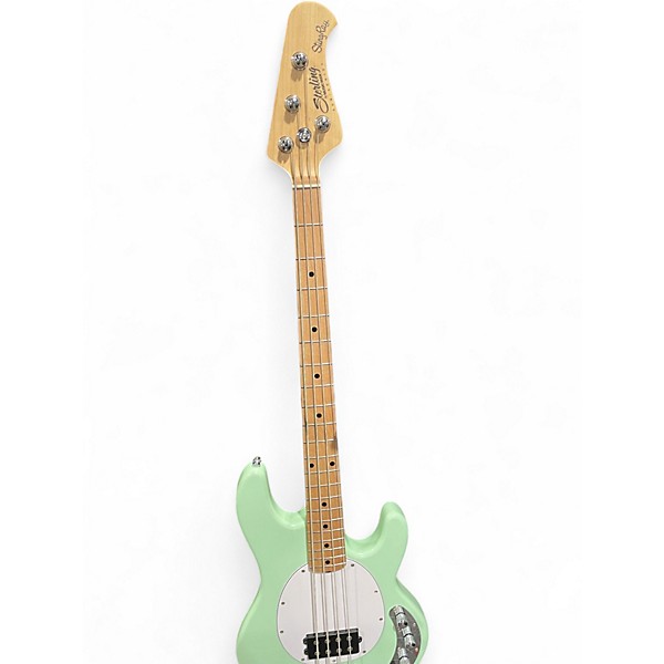 Used Sterling by Music Man Sub 4 Mint Green Electric Bass Guitar
