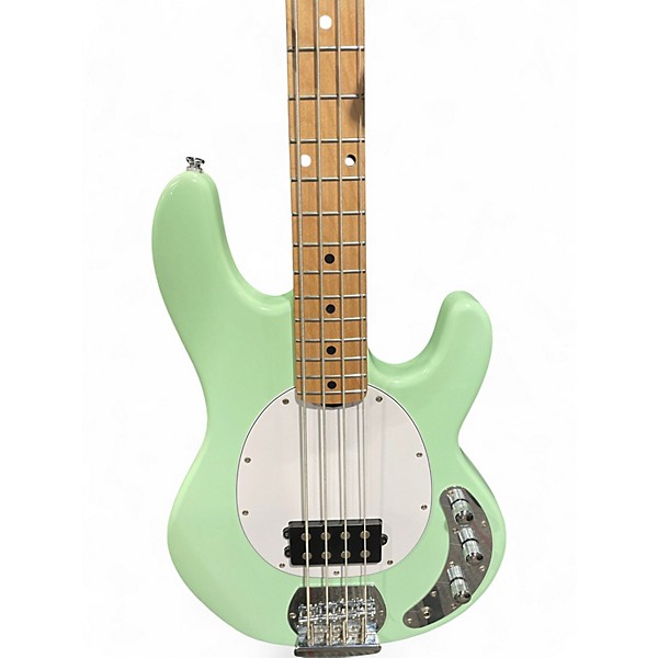 Used Sterling by Music Man Sub 4 Mint Green Electric Bass Guitar