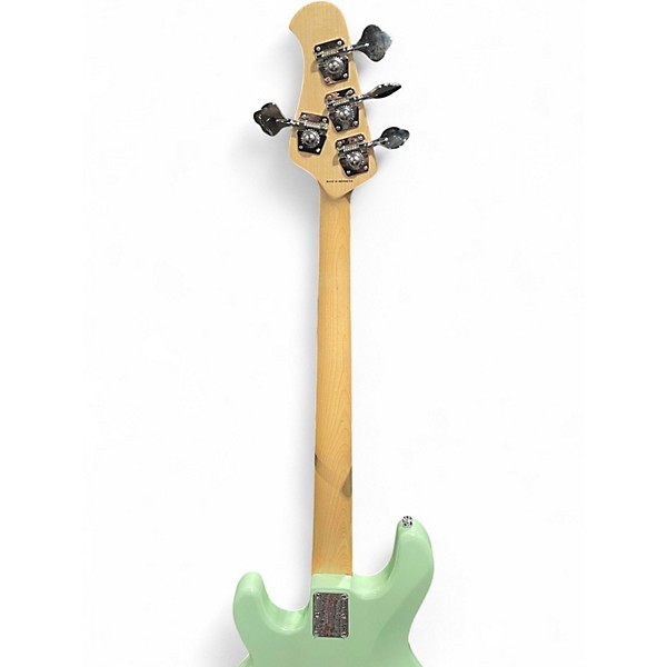 Used Sterling by Music Man Sub 4 Mint Green Electric Bass Guitar