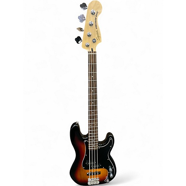 Used Squier PJ Bass 2tone sunburst Electric Bass Guitar