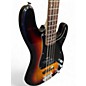 Used Squier PJ Bass 2tone sunburst Electric Bass Guitar