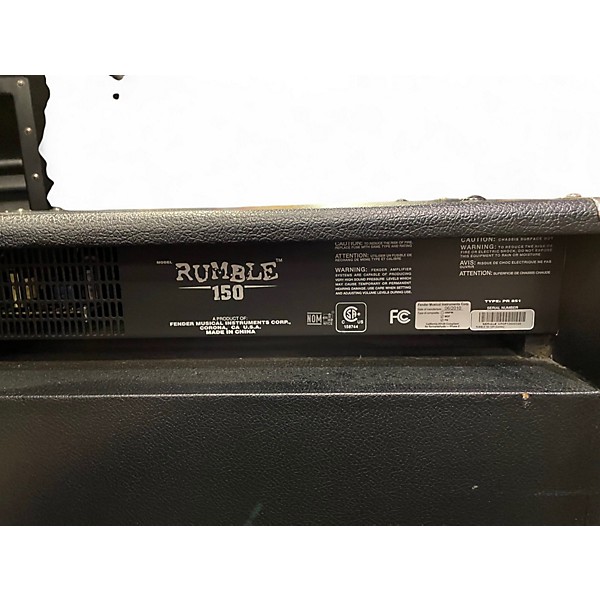 Used Fender Rumble 150 150W 1x15 Bass Combo Amp