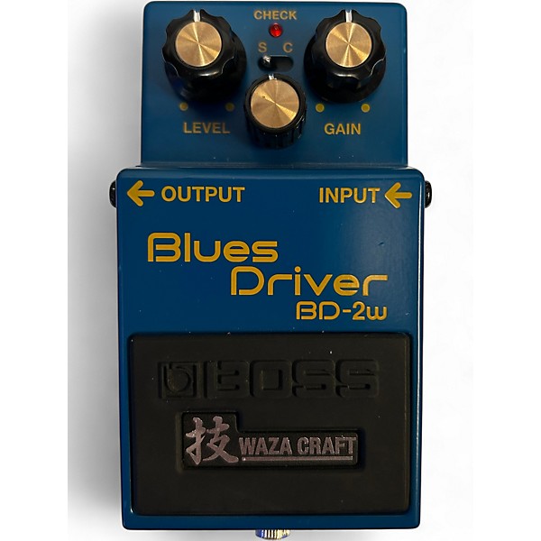 Used BOSS BD2W Blues Driver Waza Craft Effect Pedal