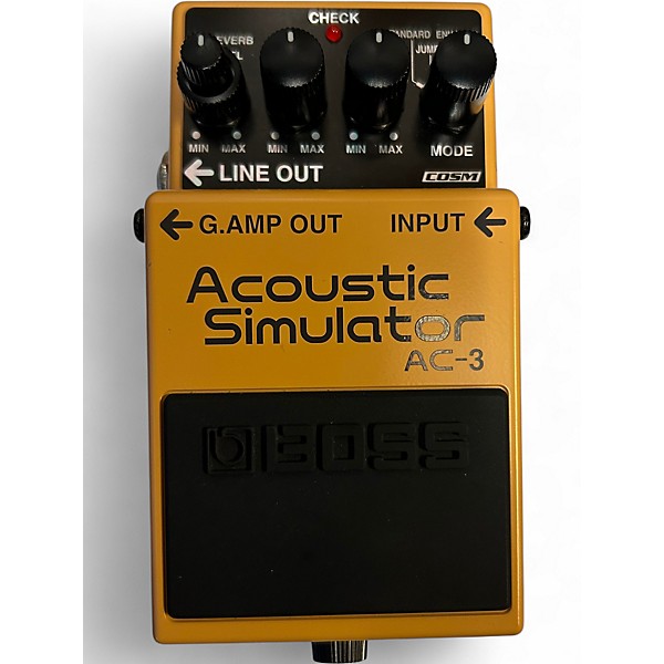 Used BOSS AC3 Acoustic Simulator Effect Pedal