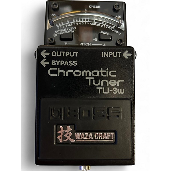 Used BOSS TU3W Waza Craft Chromatic Tuner Pedal