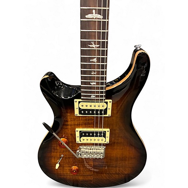 Used PRS Custom 24 Left Handed BLACK GOLD Electric Guitar
