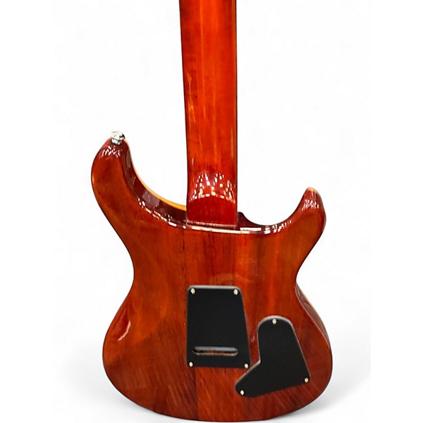 Used PRS SE Custom 24 LEFT HANDED DARK CHERRY BURST Solid Body Electric Guitar