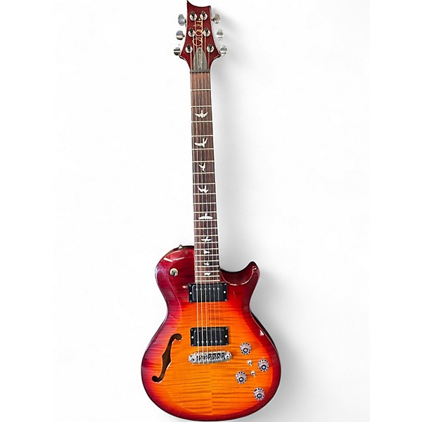 Used 2014 PRS S2 Singlecut Semi Hollow Dark Cherry Burst Solid Body Electric Guitar