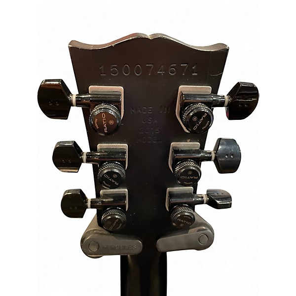 Used Gibson Les Paul CM 2015 Black Solid Body Electric Guitar